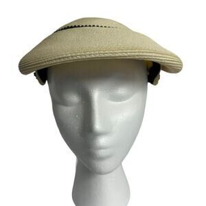 Vintage 1950's Screen Vogue Original Beret Style with Under Chin Tie Net